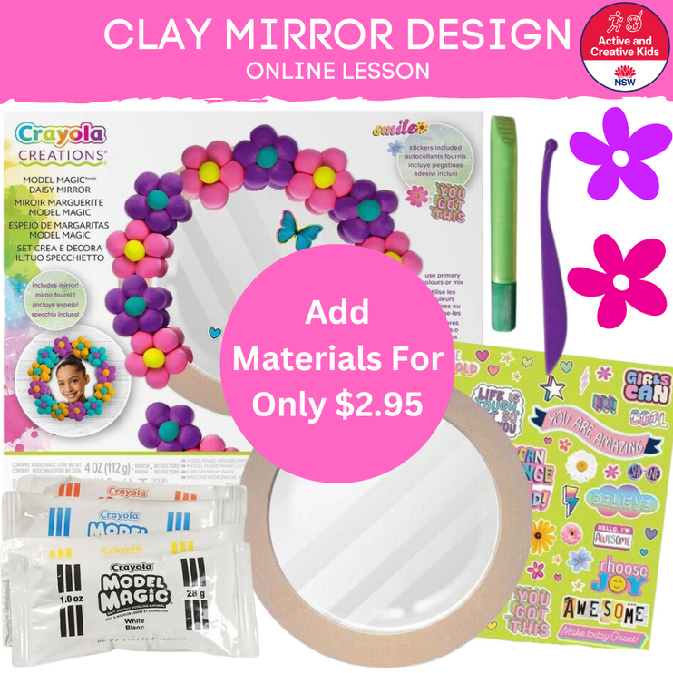Clay Mirror Design Online Lesson