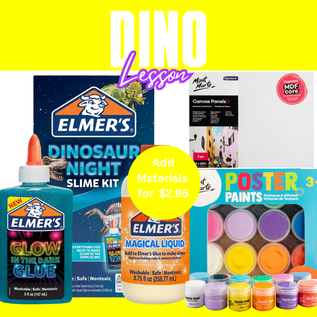 Dino Slime & Paint Lesson