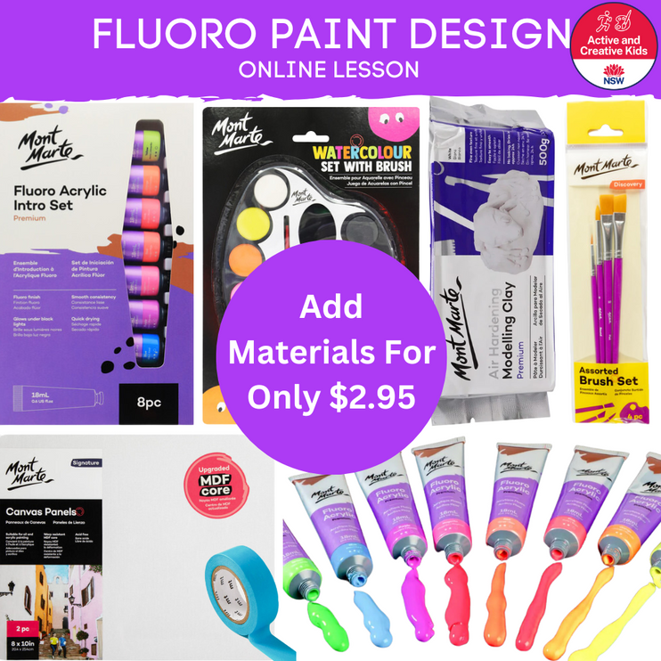 Fluoro Paint Design Online Lesson