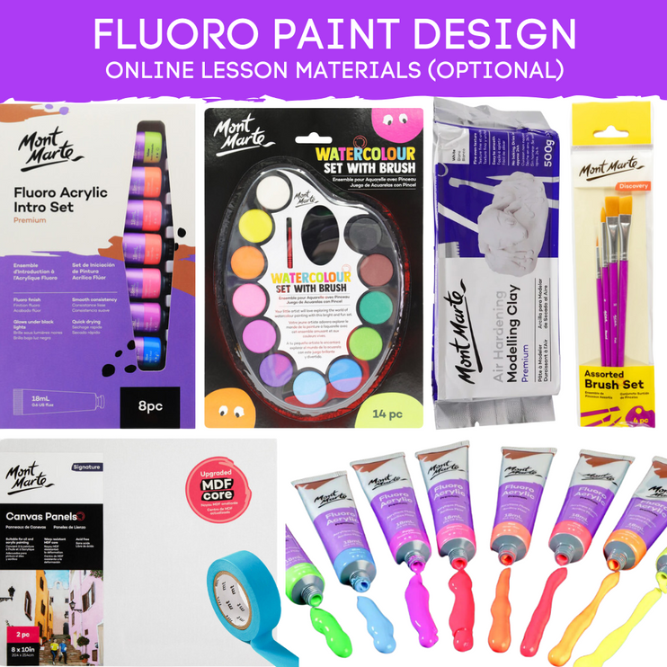 Fluoro Paint Design Online Lesson