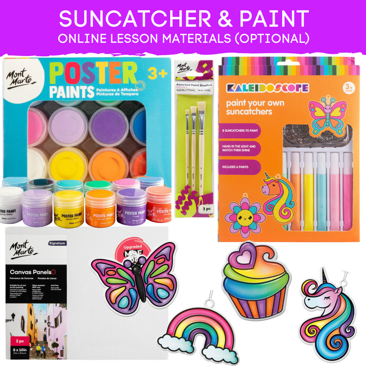 Suncatcher & Paint Online Lesson