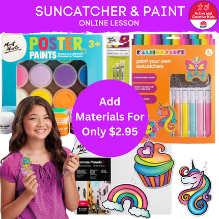 Suncatcher & Paint Online Lesson