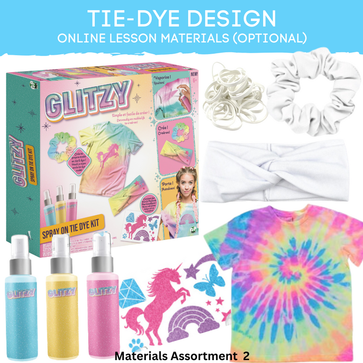 Tie Dye Design Online Lesson